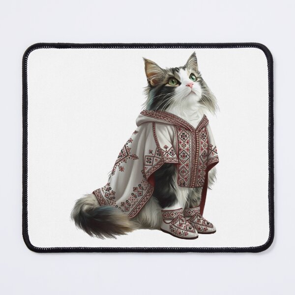 Item preview, Majestic Fluffy Cat in Moroccan designed and sold by designwiss.