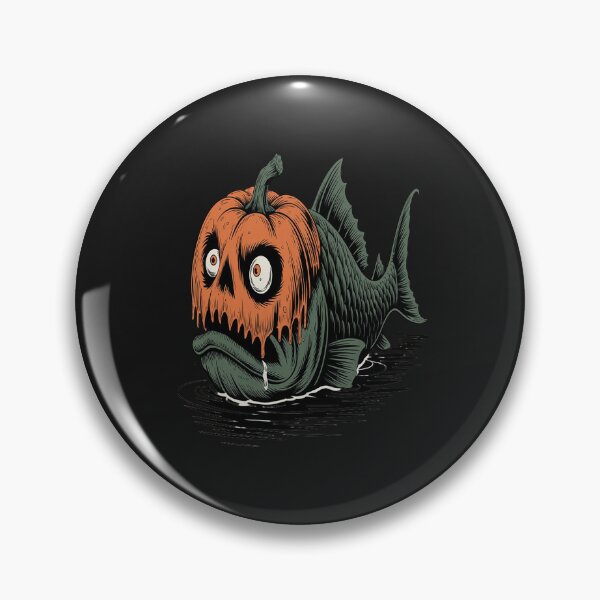 Item preview, Pumpkin bass  Halloween fish designed and sold by JessicaWalshdf.