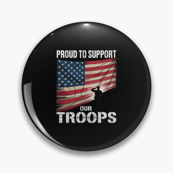Item preview, Proud to Support Our Troops USA Flag Military Appreciation designed and sold by HORIZBoutique.