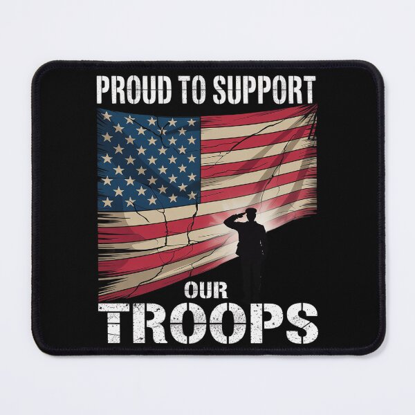 Item preview, Proud to Support Our Troops USA Flag Military Appreciation designed and sold by HORIZBoutique.