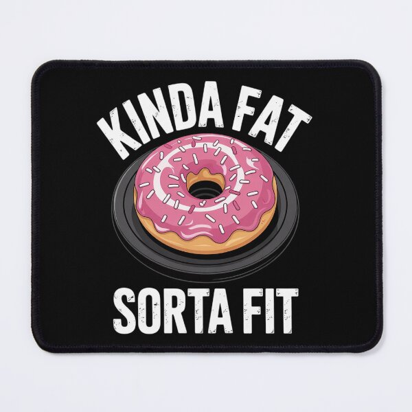Item preview, Kinda Fit Sorta Fat, Funny Gym Vintage designed and sold by VerseFarm.