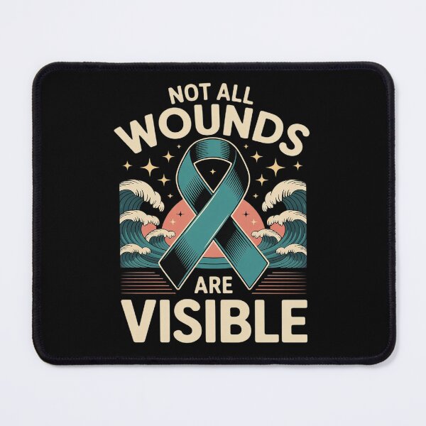 Item preview, PTSD Awareness Not All Wounds Are Visible designed and sold by HORIZBoutique.