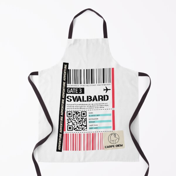 Item preview, Baggage Tag Svalbard Norway Arctic Travel Destination North Pole designed and sold by GraTEEtude.
