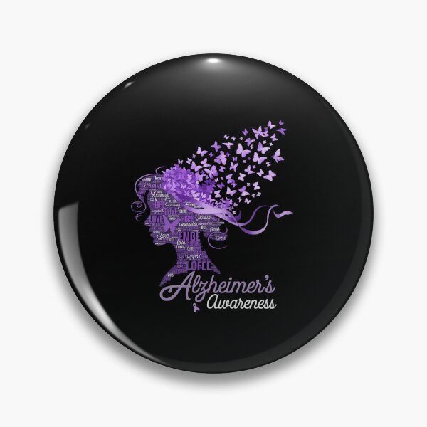 Item preview, Alzheimer's Awareness Shirt Alzheimers Purple Butterflies designed and sold by repconomArt.