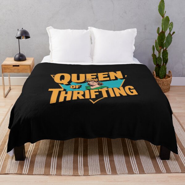 Item preview, Queen of Thrifting Vintage Thrift Retro Shopping designed and sold by JessicaWalshdf.