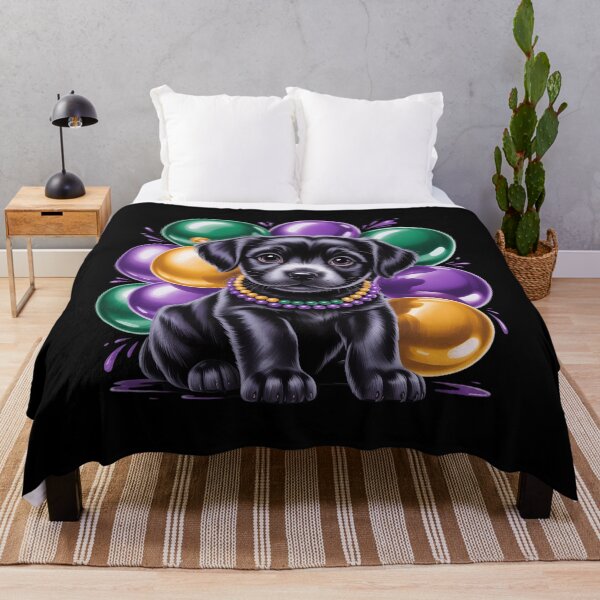 Item preview, Mardi Gras Black Lab Dog Love designed and sold by JonathalIngham.