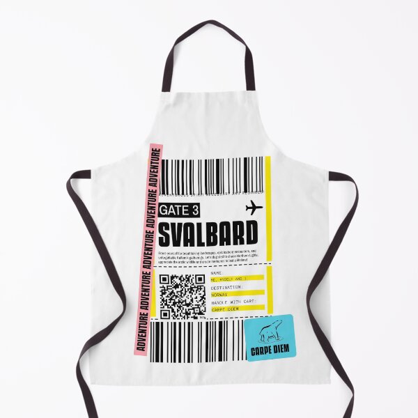Item preview, Baggage Tag Svalbard Norway Arctic Travel Destination North Pole designed and sold by GraTEEtude.