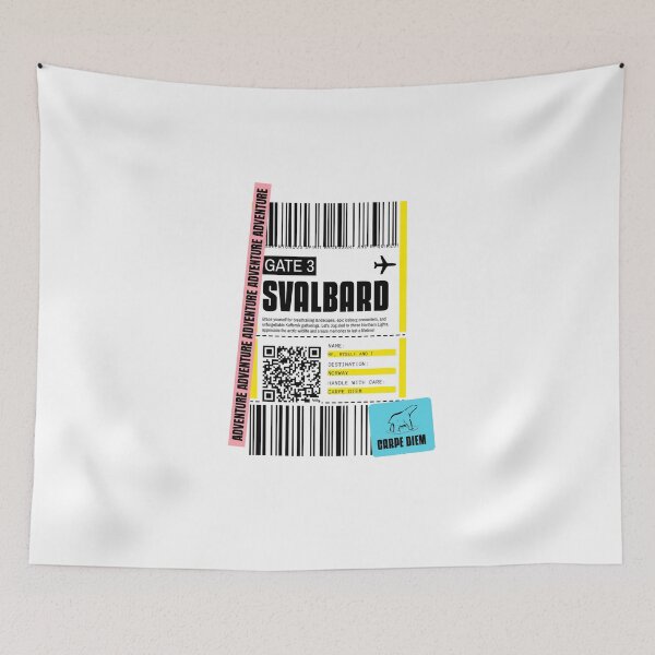 Item preview, Baggage Tag Svalbard Norway Arctic Travel Destination North Pole designed and sold by GraTEEtude.