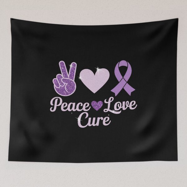 Item preview, Peace Love  Alzheimers Awareness designed and sold by repconomArt.