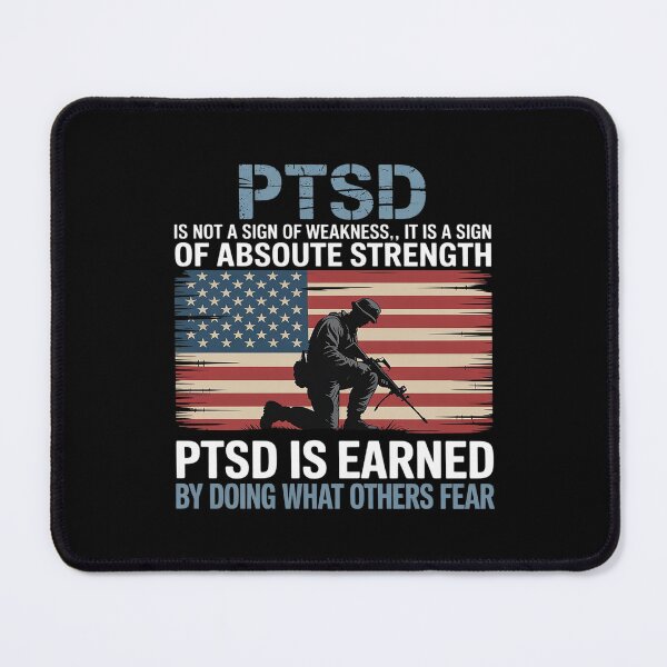 Item preview, PTSD Is Earned By Doing What Others Fear Stress Disorder designed and sold by HORIZBoutique.