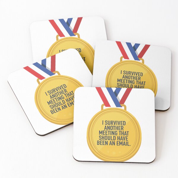 Item preview, I Survived Another Meeting That Should Have Been an Email – Funny Office Work Humor Design designed and sold by CreativeHymms.