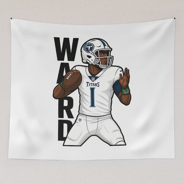 Item preview, Cam Ward Titans Rookie Sticker Nfl 1 Quarterback designed and sold by mjavell.