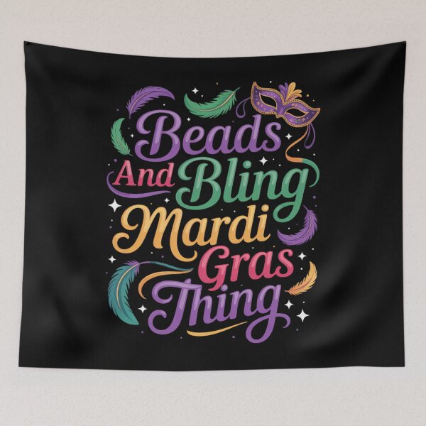 Item preview, Beads And Bling Its A Mardi Gras Thing designed and sold by JonathalIngham.