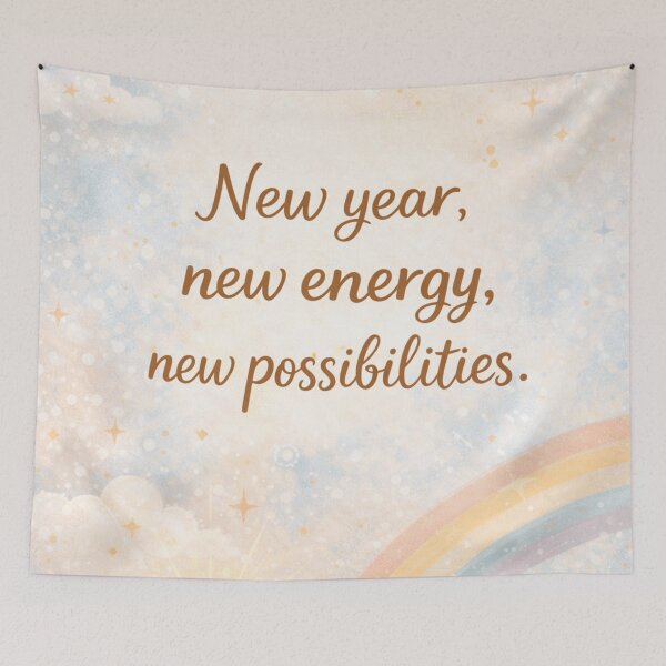 Item preview, NEW YEAR, NEW ENERGY, NEW POSSIBILITIES designed and sold by EMORA NOVAIRE.