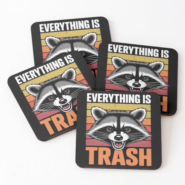 Item preview, Raccoon Everything Is Trash Cute Retro Raccoon designed and sold by GaryBellcvbnb.