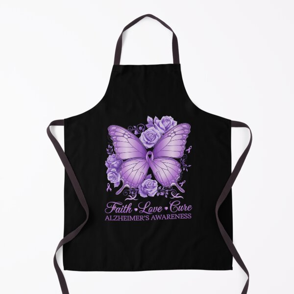 Item preview, Faith Love Cure Alzheimer's Awareness Month Floral Butterfly designed and sold by repconomArt.