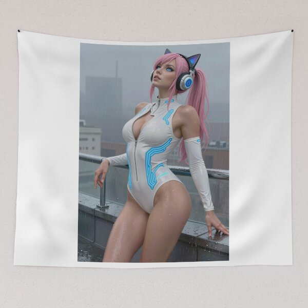 Item preview, Cathryne Delamort Cyberpunk Gamer Cosplay designed and sold by CathryneDelamort.