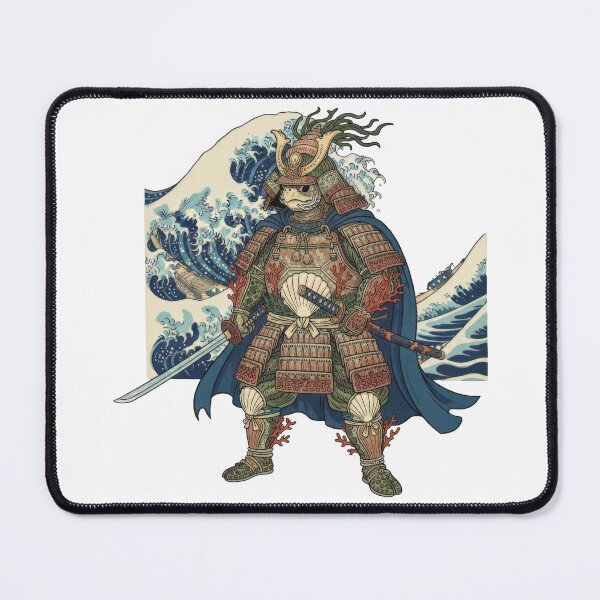 Item preview, Samurai Warrior Turtle Great Wave designed and sold by zoughlal.