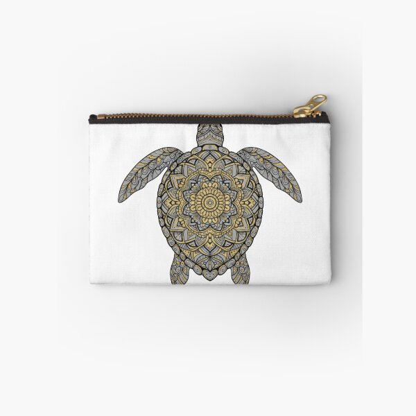 Item preview, Gilded Mandala Sea Turtle Ornament designed and sold by zoughlal.