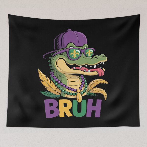 Item preview, Mardigator Alligator Bruh Mardi Gras designed and sold by JonathalIngham.