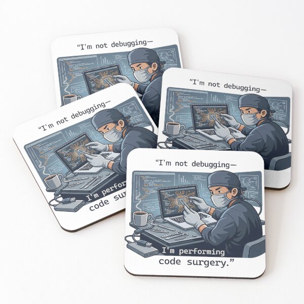 Item preview, I’m Not Debugging – I’m Performing Code Surgery | Funny Programmer T-Shirt designed and sold by SoulenCify.