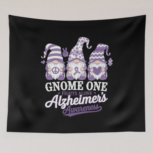 Item preview, Gnome One Fights Alone Alzheimer's Awareness Month designed and sold by repconomArt.