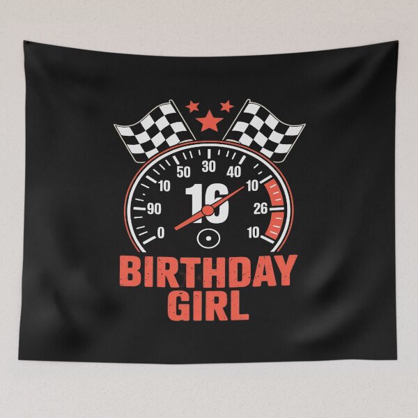 Item preview, Race Car 16 Birthday Girl Racing Car Driver 16th Birthday designed and sold by GaryBellcvbnb.