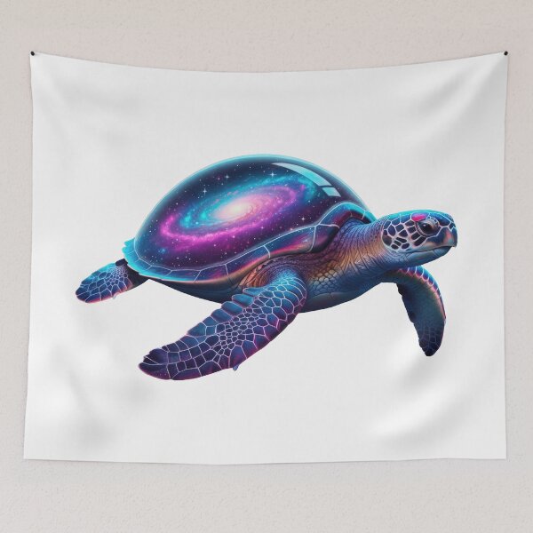 Item preview,  Cosmic Galaxy Shell Sea Turtle designed and sold by zoughlal.