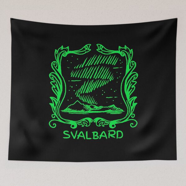 Item preview, Svalbard Norway Aurora Borealis Northern Light Longyearbyen Magdalenefjorden Arctic Nation North Pole designed and sold by GraTEEtude.