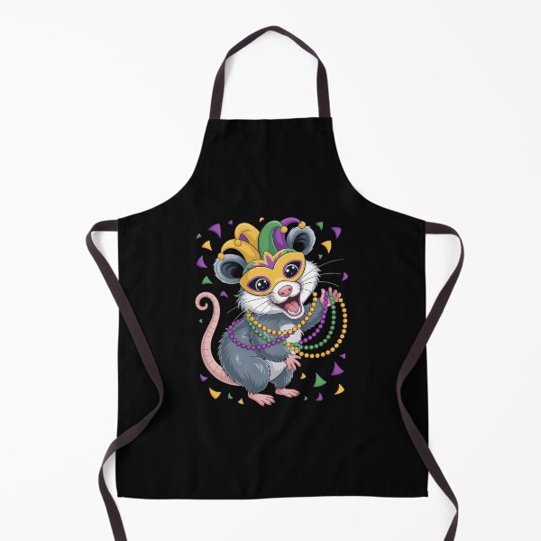 Artikelvorschau, Mardi-Gras-Opossum mit Maske und Perlen entworfen und verkauft von JonathalIngham.