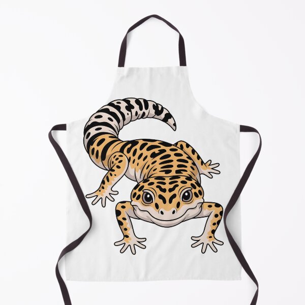 Item preview, Cute Leopard Gecko Cartoon Illustration designed and sold by Viktorio Art Shop.