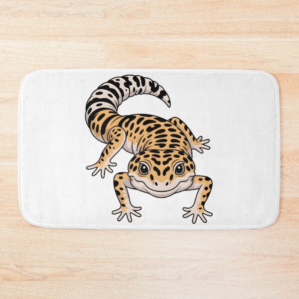 Item preview, Cute Leopard Gecko Cartoon Illustration designed and sold by Viktorio Art Shop.