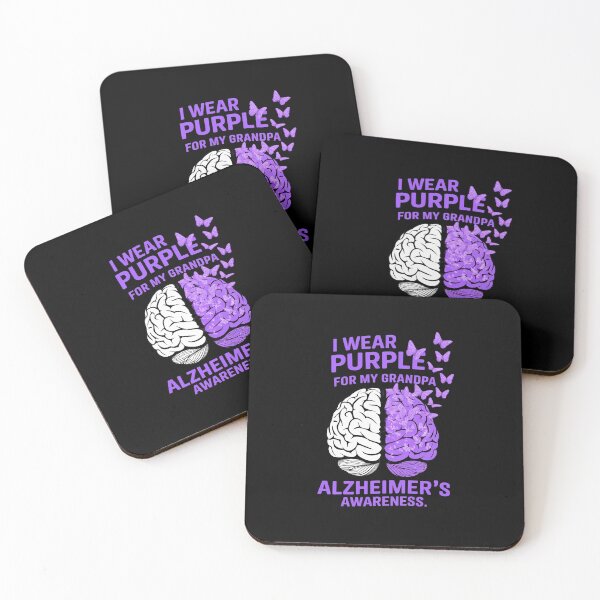 Item preview, Great I Wear Purple For My grandpa Alzheimer's Awareness designed and sold by repconomArt.