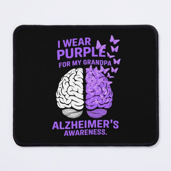 Item preview, Great I Wear Purple For My grandpa Alzheimer's Awareness designed and sold by repconomArt.