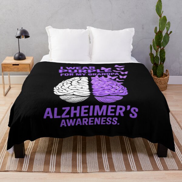 Item preview, Great I Wear Purple For My grandpa Alzheimer's Awareness designed and sold by repconomArt.