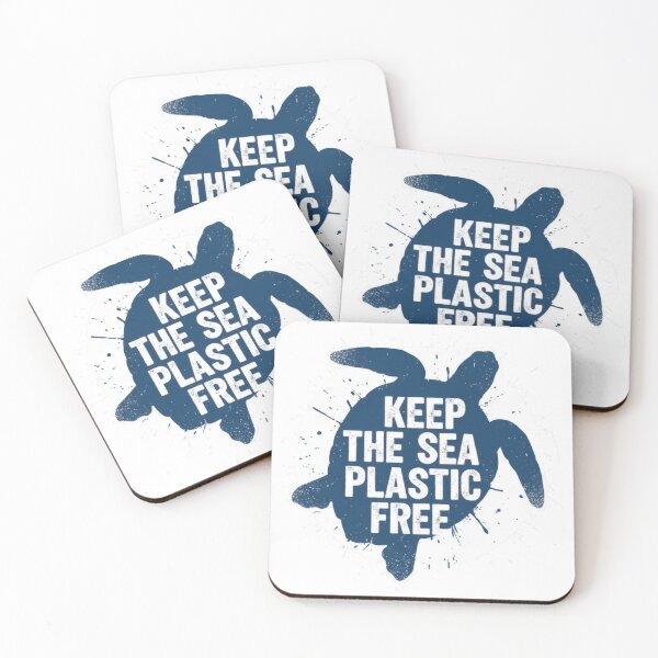 Artikelvorschau, Keep The Sea Plastic Free Grunge Stamp entworfen und verkauft von zoughlal.