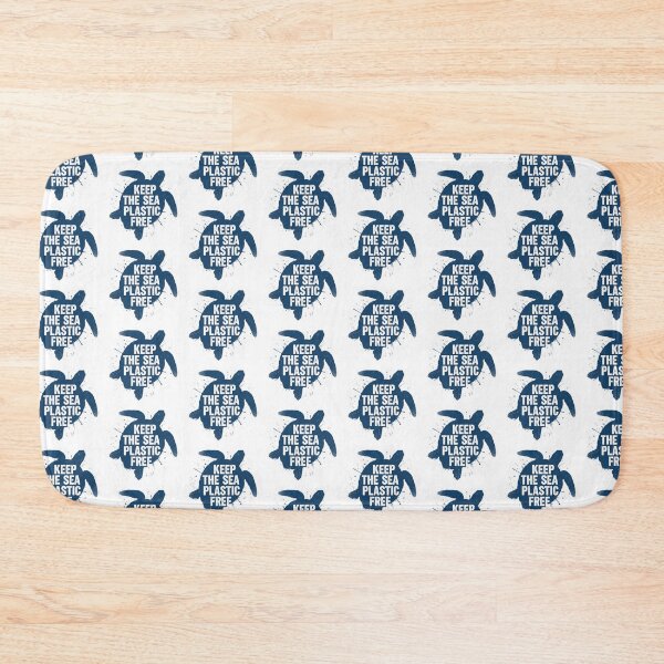 Item preview,  Keep The Sea Plastic Free Grunge Stamp designed and sold by zoughlal.