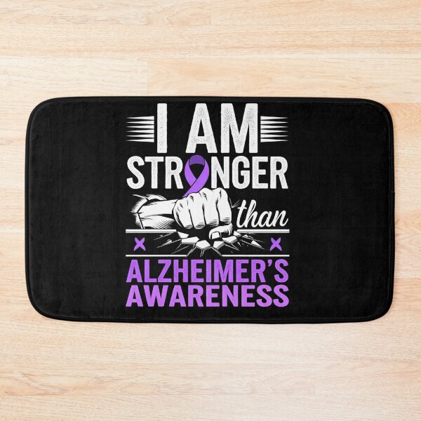 Item preview, I Am Stronger Than Alzheimer's Awareness Fighter Hand Punch designed and sold by repconomArt.