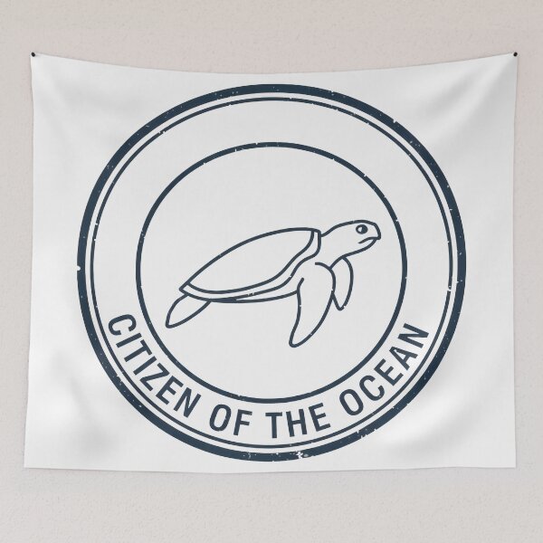 Item preview,  Citizen Of The Ocean Minimalist Stamp designed and sold by zoughlal.
