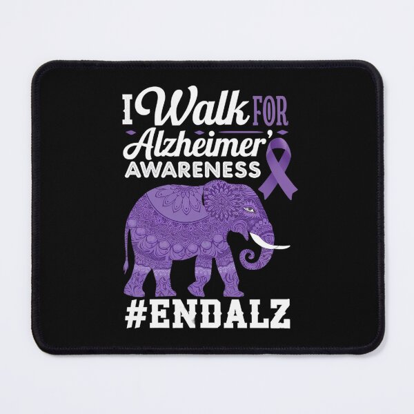 Item preview, I Walk for Alzheimer's Awareness To End Alz Dementia Disease designed and sold by repconomArt.