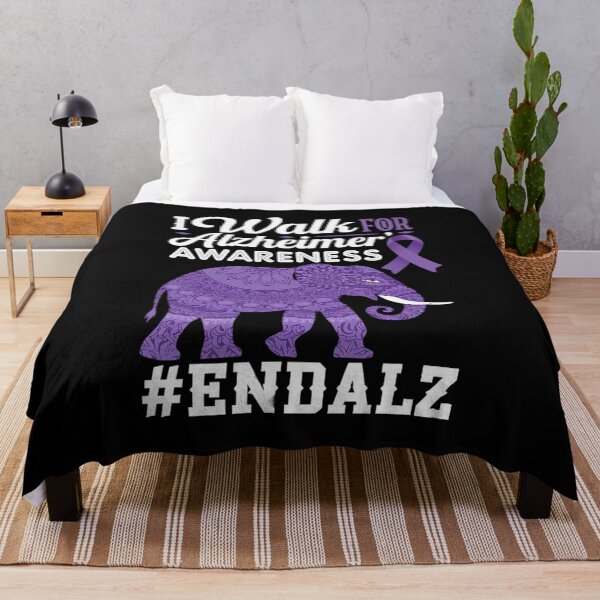 Item preview, I Walk for Alzheimer's Awareness To End Alz Dementia Disease designed and sold by repconomArt.
