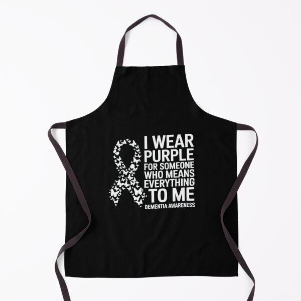 Item preview, I Wear Purple for Dementia Support Alzheimers Awareness designed and sold by repconomArt.