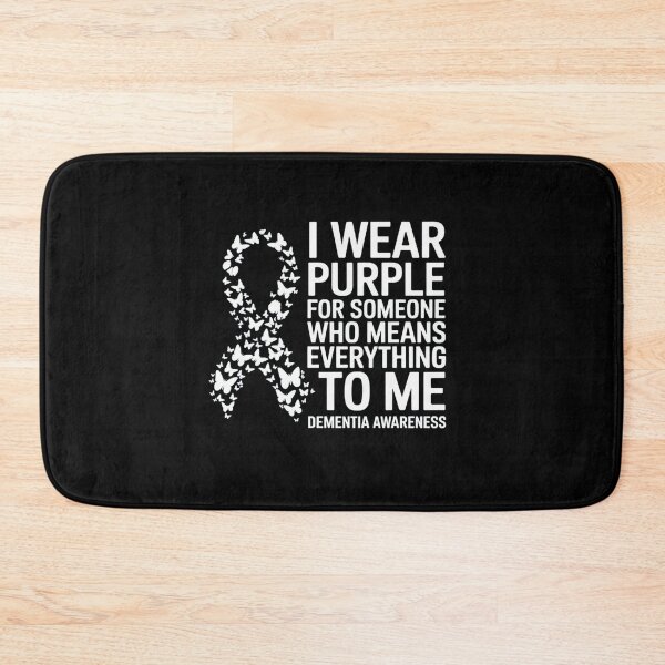 Item preview, I Wear Purple for Dementia Support Alzheimers Awareness designed and sold by repconomArt.