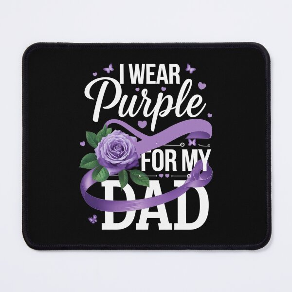 Item preview, I Wear Purple For My Dad Alzheimer's Awareness designed and sold by repconomArt.