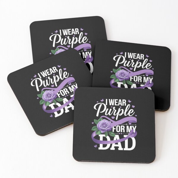 Item preview, I Wear Purple For My Dad Alzheimer's Awareness designed and sold by repconomArt.