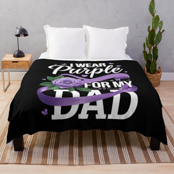 Item preview, I Wear Purple For My Dad Alzheimer's Awareness designed and sold by repconomArt.