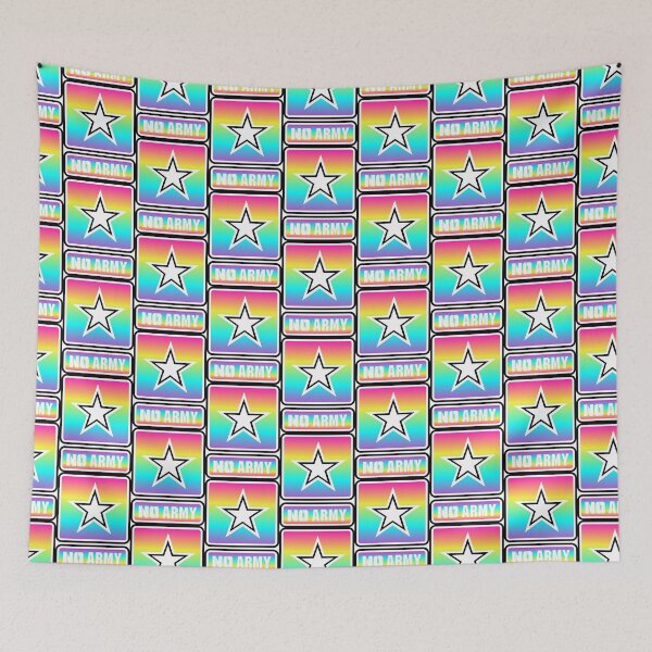 Item preview, No Army Logo (2025 RAINBOW) designed and sold by the-grindilkin.