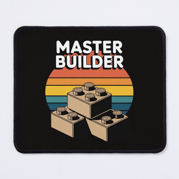 Item preview, Master Builder - Block Building Kids & Adults Birthday Gift designed and sold by ForestMmost.