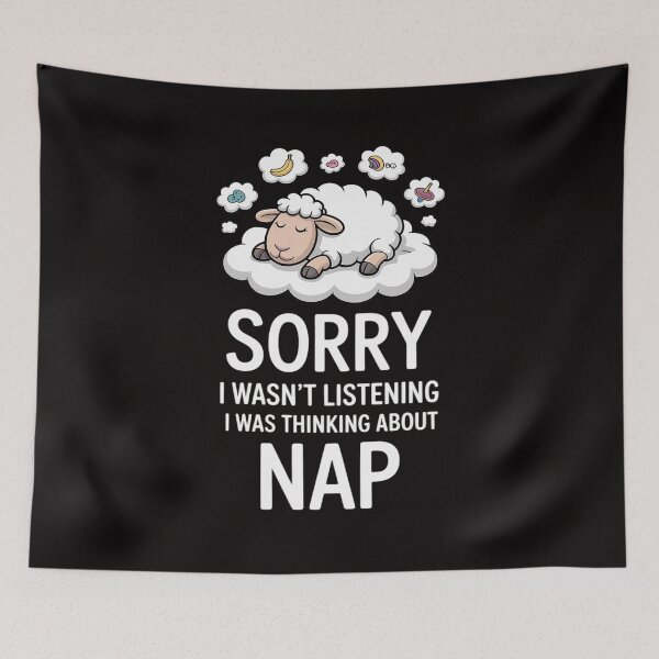 Item preview, Nap Napping Sorry I Wasn't Listening Sleep Sleeping designed and sold by ForestMmost.