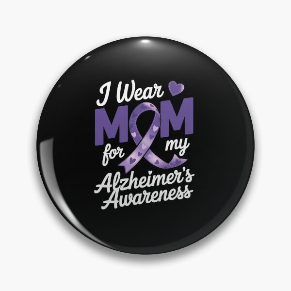 Item preview, I Wear Purple For My Mom Dementia Alzheimer's Awareness designed and sold by repconomArt.